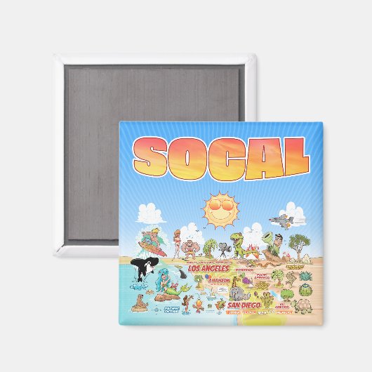 SoCal Magnet (Vorderseite/Rückseite)