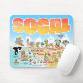SoCal Maus Pad Mousepad (Mit Mouse)