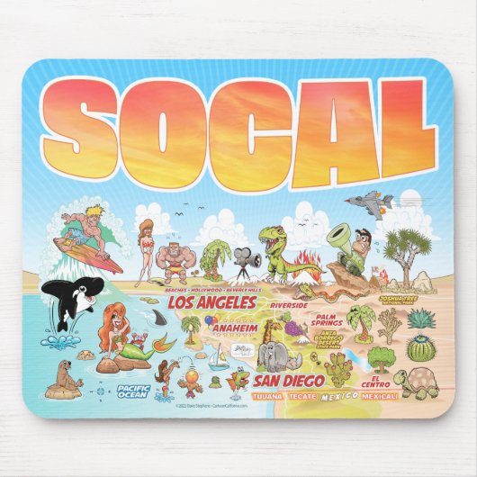 SoCal Maus Pad Mousepad (Vorne)