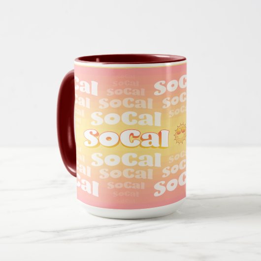 SoCal mit Sonne Tasse (Vorderseite Links)