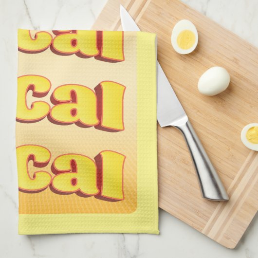 SoCal-Muster Geschirrtuch (Viertel Falte)