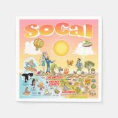 SoCal Napkins Serviette (Vorderseite)