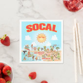 SoCal Napkins Serviette (Beispiel)