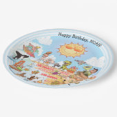 SoCal-Papierplatte Pappteller (Schrägansicht)