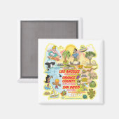 SoCal-Paradies Magnet (Vorderseite/Rückseite)