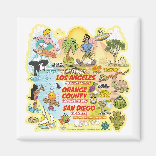 SoCal-Paradies Magnet (Vorne)