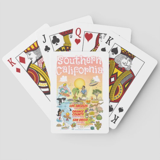 SoCal-Paradies Spielkarten (Rückseite)