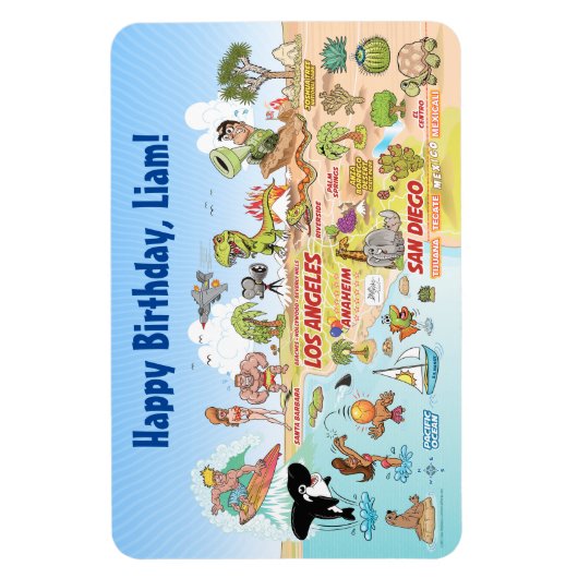 SoCal Paradise Custom Magnet (Vertikal)