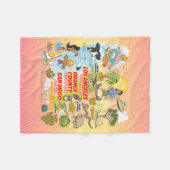 SoCal Paradise Fleecedecke (Vorderseite (Horizontal))