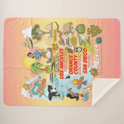 SoCal Paradise Sherpadecke (Vorderseite (Horizontal))