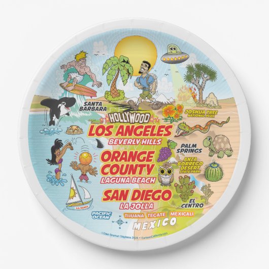 SoCal Plate Pappteller (Vorderseite)