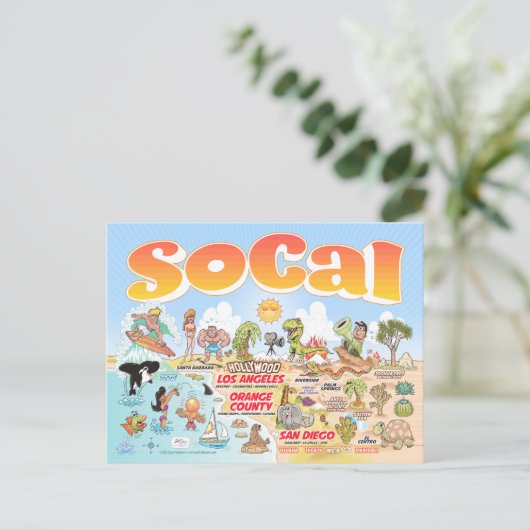 SoCal Postkarte (Stehend Vorderseite)