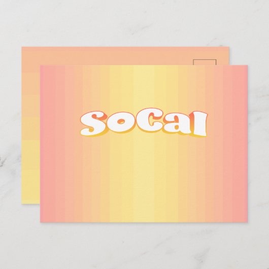 SoCal Postkarte (Vorne/Hinten)