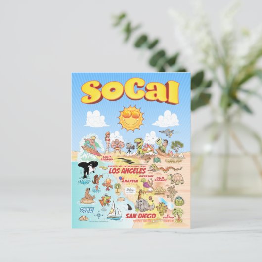 SoCal Postkarte (Stehend Vorderseite)
