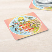 SoCal Rechteckiger Pappuntersetzer (angewinkelt)