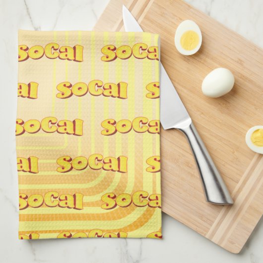 SoCal Rhythm Geschirrtuch (Viertel Falte)