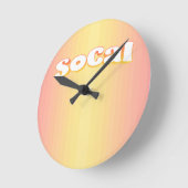 SoCal Runde Wanduhr (Winkel)