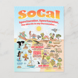SoCal Scene Postcard Postkarte