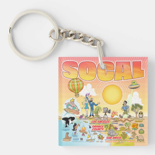 SoCal Schlüsselanhänger (Vorderseite)