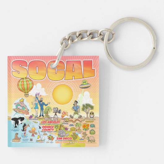 SoCal Schlüsselanhänger (Rückseite)