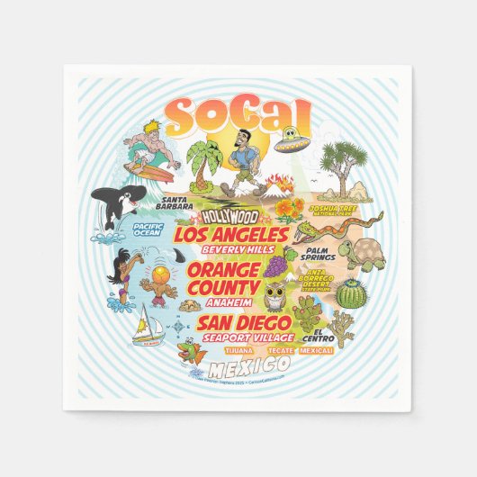 SoCal Seaport Serviette (Vorderseite)