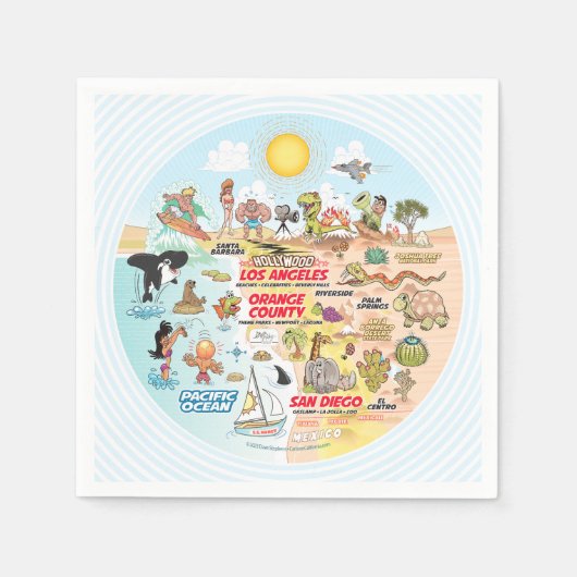 SoCal Serviette (Vorderseite)