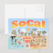 SoCal Souvenir Postcard Postkarte (Vorne/Hinten)