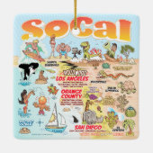 SoCal Square Keramikornament (Rückseite)