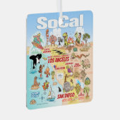 SoCal Square Ornament Aus Metall (Vorderseite Rechts)