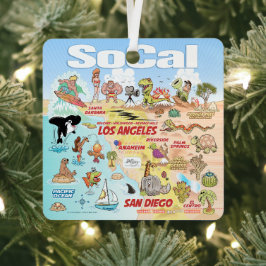 SoCal Square Ornament Aus Metall