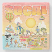 SoCal Steinuntersetzer (Vorderseite)