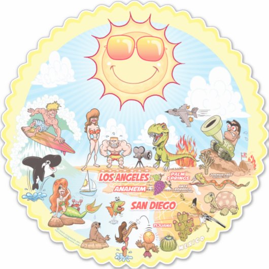 SoCal Sticker (Vorderseite)
