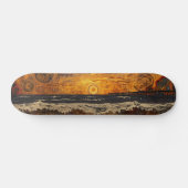 SoCal Sundown Ripples Skateboard (Horizontal)