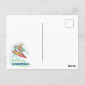 SoCal Sunset Custom Christmas Postkarte (Rückseite)