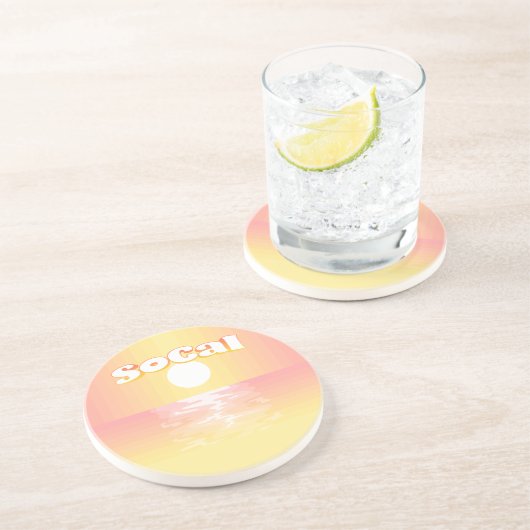 SoCal Sunset Getränkeuntersetzer (Seite)