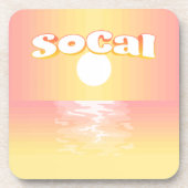 SoCal Sunset Getränkeuntersetzer (Vorderseite)