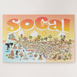 SoCal Sunset Jigsaw Puzzle