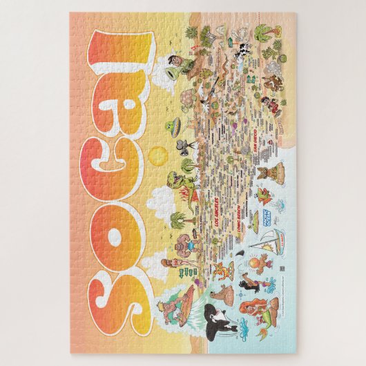 SoCal Sunset Jigsaw Puzzle (Vertikal)