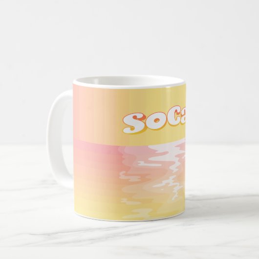 SoCal Sunset Kaffeetasse (Vorderseite Links)