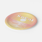 SoCal Sunset Pappteller (Schrägansicht)