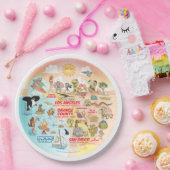 SoCal Sunset Plate Pappteller (Party)