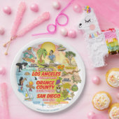 SoCal Sunset Plate Pappteller (Party)