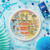 SoCal Sunset Plate Pappteller (Party)