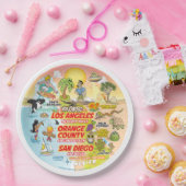 SoCal Sunset Plate Pappteller (Party)