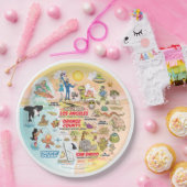 SoCal Sunset Plate Pappteller (Party)