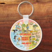 SoCal Sunset Schlüsselanhänger (Rückseite)