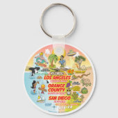 SoCal Sunset Schlüsselanhänger (Rückseite)