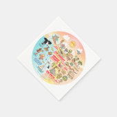 SoCal Sunset Serviette (Ecke)