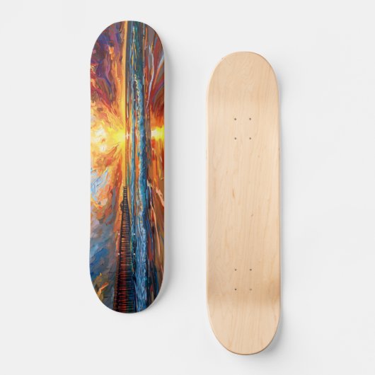 SoCal Sunset Shred Deck Skateboard (Vorderseite)