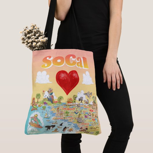 SoCal Sunset Tote Bag Tasche (Von Nahem)